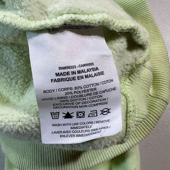 Nike Sportswear Phoenix Fleece Swirl Hoodie Women Medium Green Light CROPPED - Picture 6 of 12